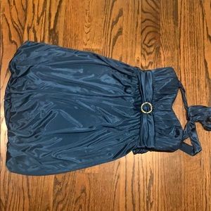 Dark blue dress women